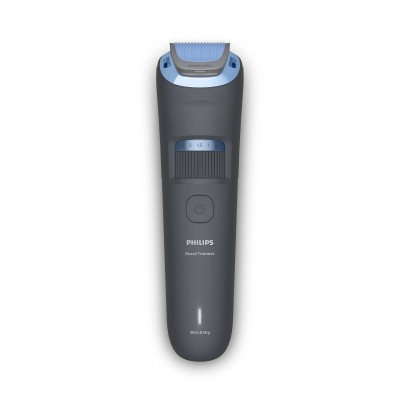 Тример Philips Series 3000, для бороди і вусів, акум., сталь, синій