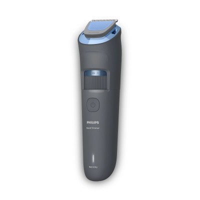 Тример Philips Series 3000, для бороди і вусів, акум., сталь, синій