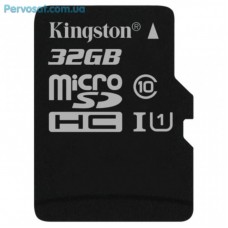 Карта пам'яті Kingston 32GB microSDHC Class 10 UHS-I (SDC10G2/32GBSP) Карта пам'яті Kingston 32GB microSDHC Class 10 UHS-I (SDC10G2/32GBSP)