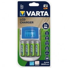 Зарядний пристрій для акумуляторів Varta LCD charger + 4 * AA 2500mAh (57070201451) Зарядний пристрій для акумуляторів Varta LCD charger + 4 * AA 2500mAh (57070201451)