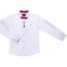Сорочка Breeze з червоним метеликом (G-233-146B-white-red) Сорочка Breeze з червоним метеликом (G-233-146B-white-red)