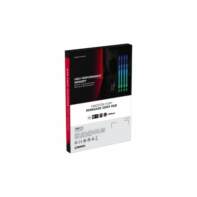 Пам'ять до ПК Kingston DDR4 3000 16GB KIT (8GBx2) FURY Renegade RGB