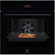Духова шафа Electrolux електрична, 72л, A+, дисплей, конвекція, піроліз, телескопічні напрямні, чорний Духова шафа Electrolux електрична, 72л, A+, дисплей, конвекція, піроліз, телескопічні напрямні, чорний