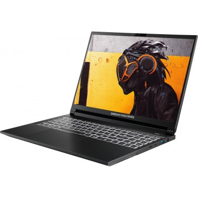 Ноутбук Dream Machines RT5050-15 15.3FHD+ IPS, AMD AI 9 HX 370, 16GB, F1TB, NVD5050-8, DOS, чорний