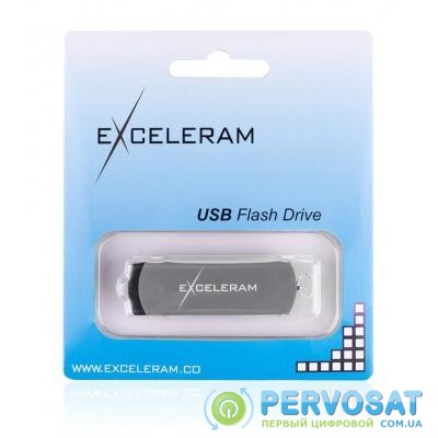 USB флеш накопитель eXceleram 64GB P2 Series Gray/Black USB 2.0 (EXP2U2GB64)