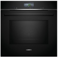 Духова шафа Siemens електрична, 67л, A, дисплей, конвекція, піроліз, ф-ція мікрохвиль, чорний