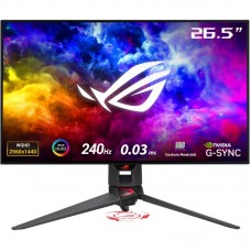 Монітор Asus 26.5" ROG Swift PG27AQDM 2xHDMI, DP, 2xUSB, OLED, 2560x1440, 240Hz, 0.03ms, DCI-P3 99%, G-SYNC, Pivot, HDR10