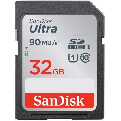 Карта памяти SANDISK 32GB SDXC class 10 UHS-I Ultra (SDSDUNR-032G-GN6IN)