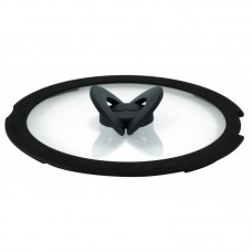 Кришка Tefal Ingenio 26см, скло, силікон, прозоро-чорний Кришка Tefal Ingenio 26см, скло, силікон, прозоро-чорний