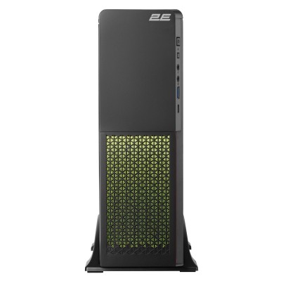 Корпус 2E S613ARGB-400 з БЖ 2E 400W-SFX, 1xUSB3.0, 1хUSB Type-C, 1x80мм, Micro ATX/ Desktop, чорний