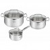 Набір посуду Tefal DUETTO+, 6предметів, нержавіюча сталь, скло