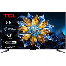 Телевізор 55" TCL QLED Pro 4K 60Hz Smart Google TV Black ONKYO sound Телевізор 55" TCL QLED Pro 4K 60Hz Smart Google TV Black ONKYO sound