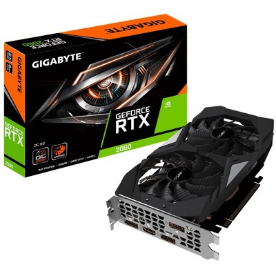 Вiдеокарта GIGABYTE GeForce RTX2060 6GB GDDR6 192bit DPx3-HDMI OC