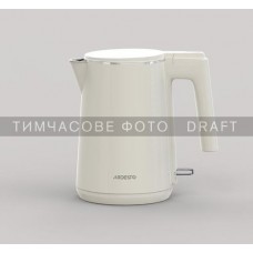 Електрочайник Ardesto 1л, Strix, подвійні стінки, бежевий Електрочайник Ardesto 1л, Strix, подвійні стінки, бежевий