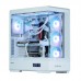 Корпус Zalman P50 DS без БЖ, 2xUSB3.0, 1xUSBType-C, 4x120мм ARGB, VGA 435мм, LCS ready, TG Side Panel, ATX, білий