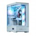 Корпус Zalman P50 DS без БЖ, 2xUSB3.0, 1xUSBType-C, 4x120мм ARGB, VGA 435мм, LCS ready, TG Side Panel, ATX, білий