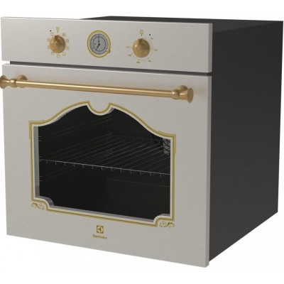 Духова шафа Electrolux електрична Rococo, 72л, A, конвекція, телескопічні напрямні, шампань Духова шафа Electrolux електрична Rococo, 72л, A, конвекція, телескопічні напрямні, шампань