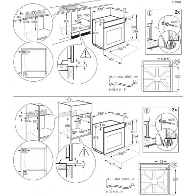 Духова шафа Electrolux електрична Rococo, 72л, A, конвекція, телескопічні напрямні, шампань Духова шафа Electrolux електрична Rococo, 72л, A, конвекція, телескопічні напрямні, шампань