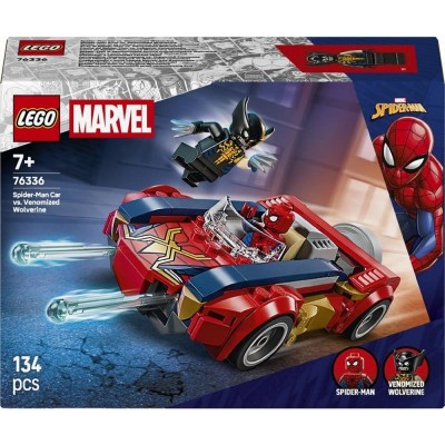 Конструктор LEGO Super Heroes Автомобіль Людини-павука vs. Отруєний Росомаха