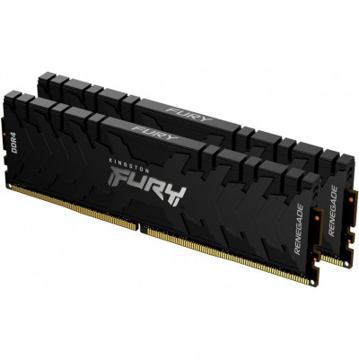 Модуль пам'яті для комп'ютера DDR4 32GB (2x16GB) 4266 MHz Renegade Black Kingston Fury (ex.HyperX) (KF442C19RB1K2/32)