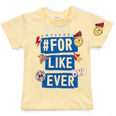 Футболка дитяча Breeze зі смайлом (10945-116B-yellow) Футболка дитяча Breeze зі смайлом (10945-116B-yellow)