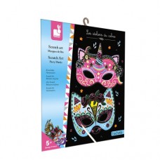 Скрейтч-маски Janod Вечірка J07890 Скрейтч-маски Janod Вечірка J07890