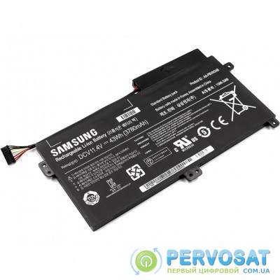Аккумулятор для ноутбука Samsung 370R (AA-PBVN3AB) 11.4V 43Wh PowerPlant (NB490080)