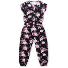 Комбінезон Breeze в квіточки (8904-128G-black) Комбінезон Breeze в квіточки (8904-128G-black)