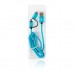 Дата кабель USB 2.0 AM to Lightning + Micro 5P 1.0m fabric blue Vinga (VRC651B)