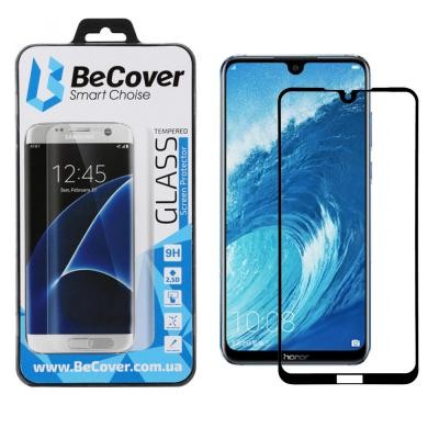 Стекло защитное BeCover Honor 8X Max Black (703164)