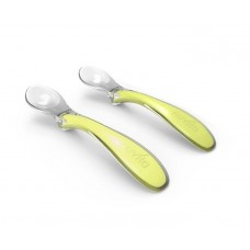 Набір силіконових ложечок для годування Nuvita Easy Eating 6м + 2 шт. салатовий NV8480Lime Набір силіконових ложечок для годування Nuvita Easy Eating 6м + 2 шт. салатовий NV8480Lime