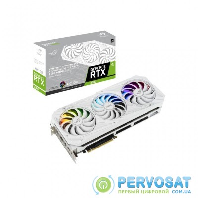 Видеокарта ASUS GeForce RTX3080 10Gb ROG STRIX OC WHITE V2 LHR (ROG-STRIX-RTX3080-O10G-WHITE-V2)