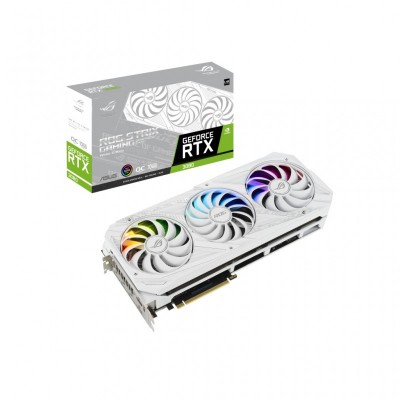 Видеокарта ASUS GeForce RTX3080 10Gb ROG STRIX OC WHITE V2 LHR (ROG-STRIX-RTX3080-O10G-WHITE-V2)