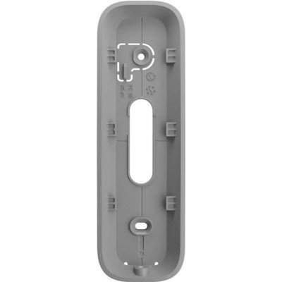 Відеодзвінок Ajax Doorbell, універсальне встановлення, 4 мп, 155° вертикальний 90° горизонтальний, іч 6м, дальнісь виявлення руху 4м, штучний інтелект, wi-fi, grey