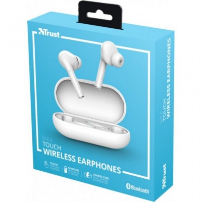 Наушники Trust Nika Touch True Wireless White (23705)