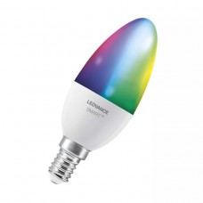 Лампа світлодіодна LEDVANCE SMART+ Candle B 40 E14 MULTICOLOR 4,9W (470Lm) 2700-6500K + RGB WiFi дім-ая Лампа світлодіодна LEDVANCE SMART+ Candle B 40 E14 MULTICOLOR 4,9W (470Lm) 2700-6500K + RGB WiFi дім-ая