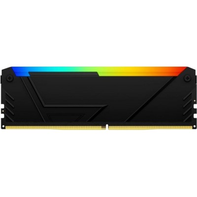 Пам'ять ПК Kingston DDR4 32GB KIT (16GBx2) 2666 FURY Beast RGB