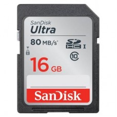 Карта пам'яті SANDISK 16GB SDHC Ultra Class 10 UHS (SDSDUNC-016G-GN6IN) Карта пам'яті SANDISK 16GB SDHC Ultra Class 10 UHS (SDSDUNC-016G-GN6IN)