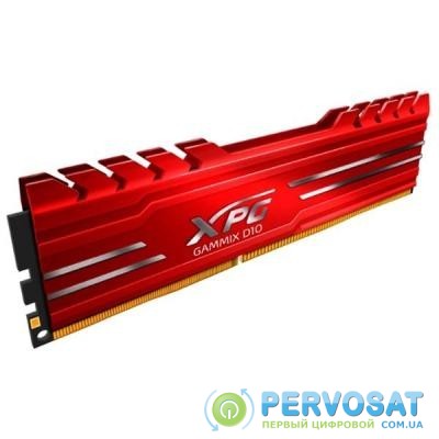 Модуль памяти для компьютера DDR4 16GB 3200 MHz XPG Gammix D10 Red ADATA (AX4U3200316G16-SR10)