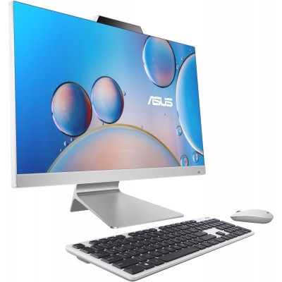 Комп'ютер персональний моноблок ASUS M3702WFAT-WPF0030 27" FHD AG Touch, AMD R5-7520U, 8GB, F1TB, UMA, WiFi, кл+м, Без ОС, білий