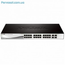Комутатор мережевий D-Link DGS-1210-28 Комутатор мережевий D-Link DGS-1210-28