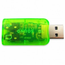 Звукова плата Dynamode USB 6(5.1) green (USB-SOUNDCARD2.0 green) Звукова плата Dynamode USB 6(5.1) green (USB-SOUNDCARD2.0 green)