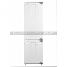 Холодильник ARDESTO вбуд. з нижн. мороз., 177x54.5x54, xолод.відд.-180л, мороз.відд.-68л, 2дв., А+, NF, door-on-door, білий