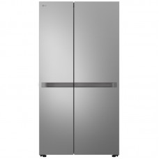 Холодильник LG SBS, 179x91х74, холод.відд.-422л, мороз.відд.-236л, 2дв., А+, NF, інв., диспл внутр., сріблястий