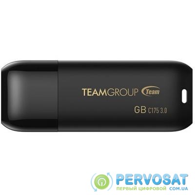 USB флеш накопитель Team 64GB C175 Pearl Black USB 3.1 (TC175364GB01)