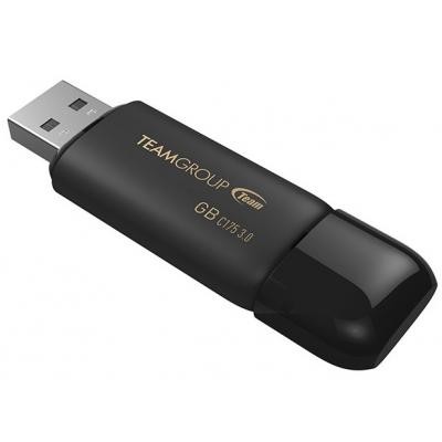 USB флеш накопитель Team 64GB C175 Pearl Black USB 3.1 (TC175364GB01)