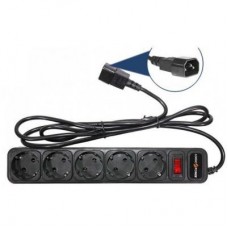 Мережевий фільтр живлення LogicPower LP-X5-UPS 2.0м, 0,75mm2, 10A (2753) Мережевий фільтр живлення LogicPower LP-X5-UPS 2.0м, 0,75mm2, 10A (2753)