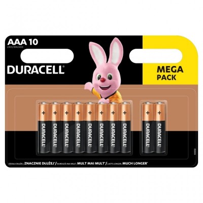 Батарейка Duracell AAA MN2400 LR03 * 10 (5002509/5006462)