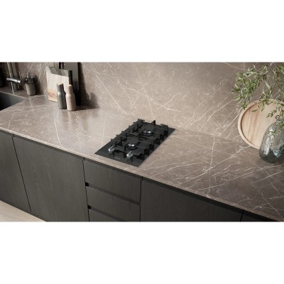 Варильна поверхня Siemens газова на склі, 30см, Доміно, чорний