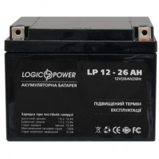 Батарея до ДБЖ LogicPower 12В 26 Ач (2676) Батарея до ДБЖ LogicPower 12В 26 Ач (2676)